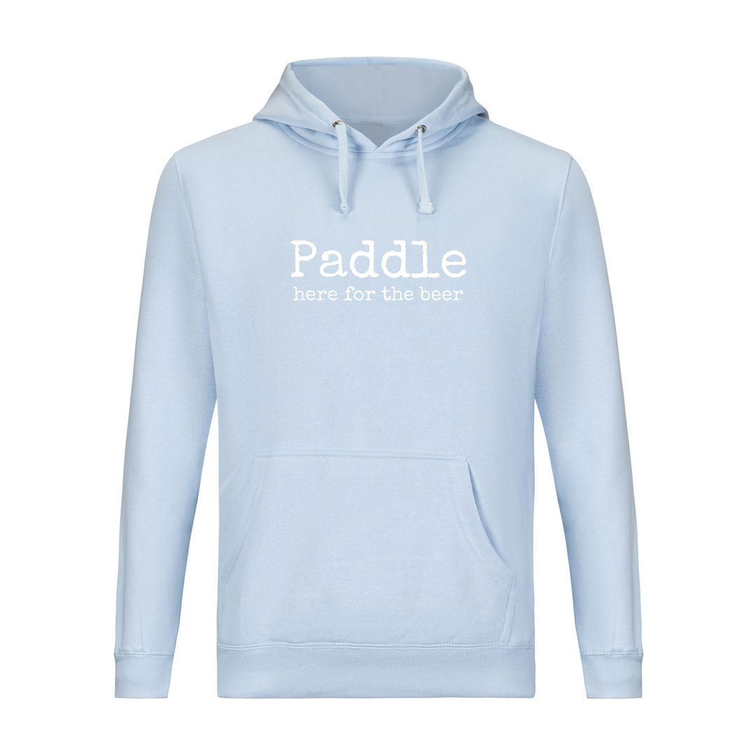 "here for the beer" Paddle Tennis Hoodie