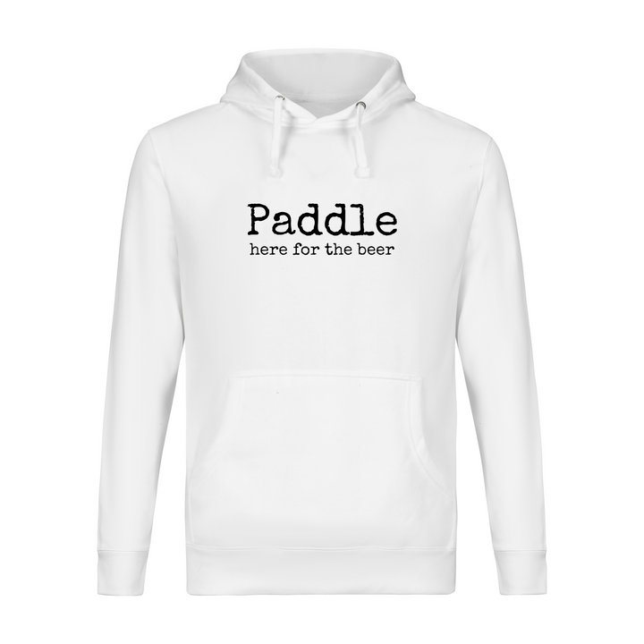 "here for the beer" Paddle Tennis Hoodie